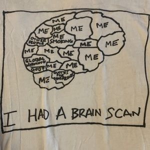 100% Cotton brain scan tee by The 1975